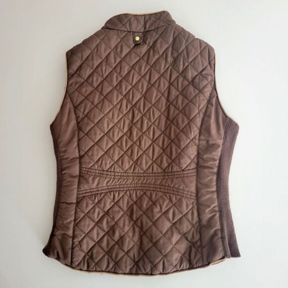C'ESTTOI Vest Brown/Gold Sz L - Picture 4 of 4